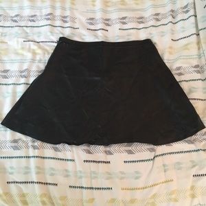 Faux leather skirt